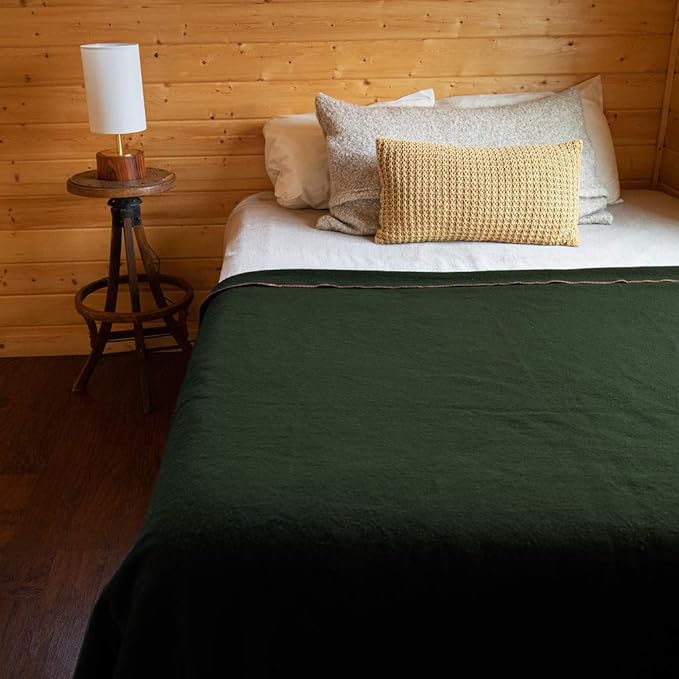 Arcturus Military Wool Blanket - Warm, Thick, Washable - Great for Outdoors, Camping, Stadium Blanket, Picnics, Travel - Car & Bushcraft Survival Kits
