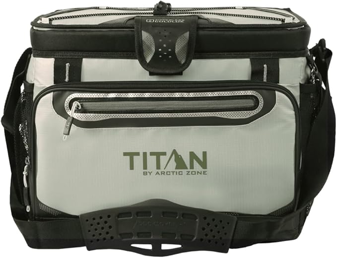 Titan by Arctic Zone Deep Freeze Cooler - Zipperless Hardbody Cooler - Deep Freeze Insulation, HardBody Liner, and SmartShelf