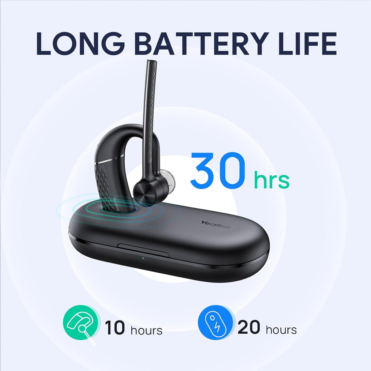 Yealink BH71 Workstation Pro Bluetooth Headset for Office Phone, Computer, Mobile, Work with Teams (Certified) Zoom, Charging Case, Wireless Charging Pad, Speakerphone, USB 3.0 Hub, 3-Inch Touchscreen
