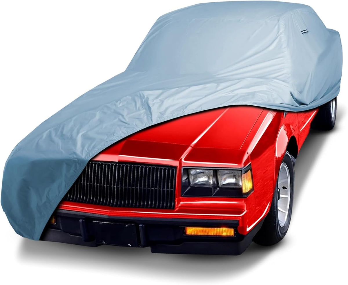 iCarCover Premium Car Cover for 1984-1987 Buick Grand National Heavy Duty Waterproof All-Weather Automobiles Custom Fit Indoor Outdoor UV Snow Protection Covers with Straps and Bag