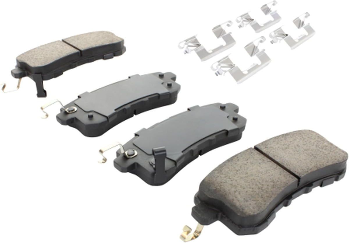 Premium Semi-Metallic Rear Brake Pads (1001-1510M) Compatible with INFINITI QX56 2011-2013, INFINITI QX80 2014-2024, Nissan Armada 2017-2024