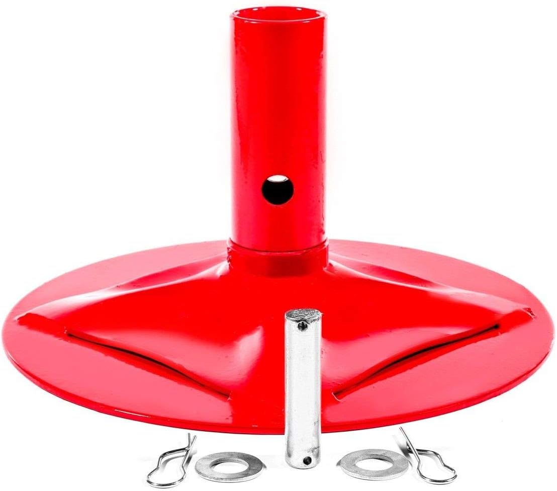 Stark USA Under Hoist Support Lift Jack Stand Wide Base 1/2-Ton 1,000 lbs Capacity Spin Handle, Self-Locking Threaded Screw, Supports Vehicle