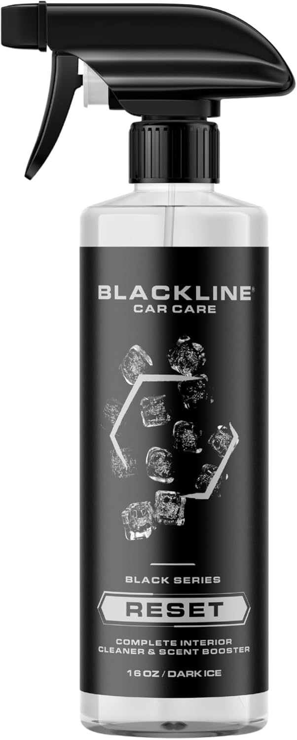 Blackline Luxury Scented Interior Cleaner Reset Deep Cleans & Deodorizes All Surfaces, pH-Neutral High-Foam Formula, Long-Lasting Premium Fragrance for Car
