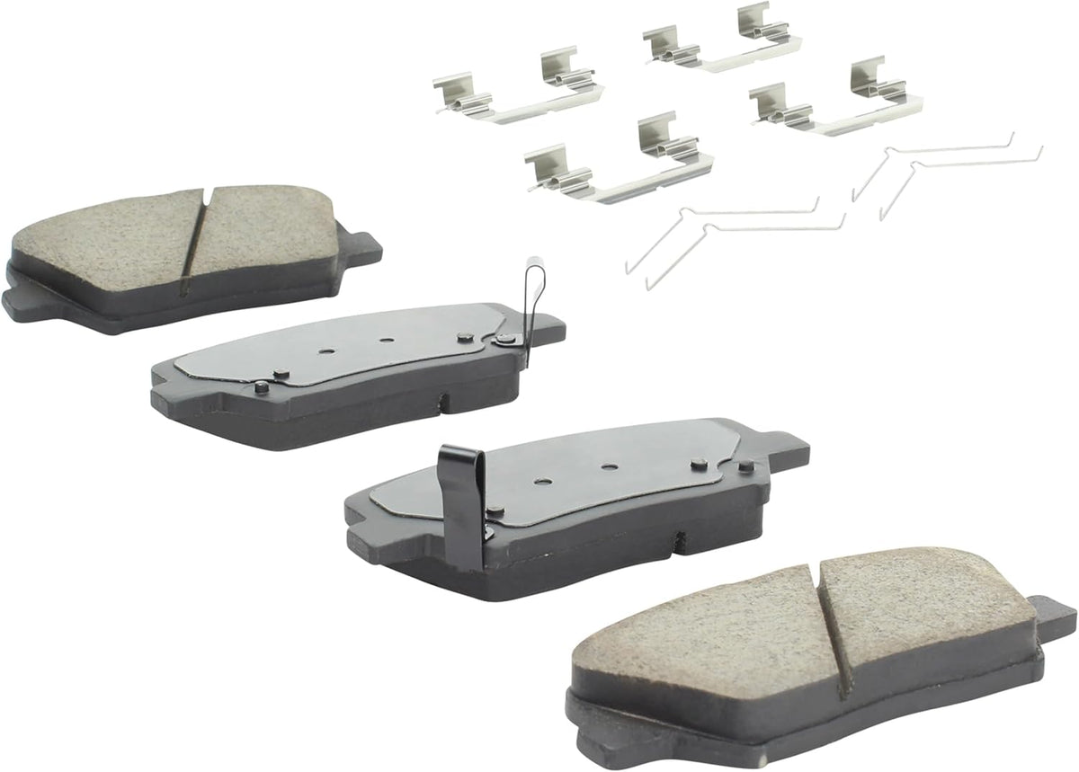 Premium Ceramic Front Brake Pads (1001-1815C) Compatible with Hyundai Nexo 2024-2019, Santa Fe Sport 2018-2013, Santa Fe XL 2018-2017, Kia Rondo 2015-2014, Sorento 2020-2014