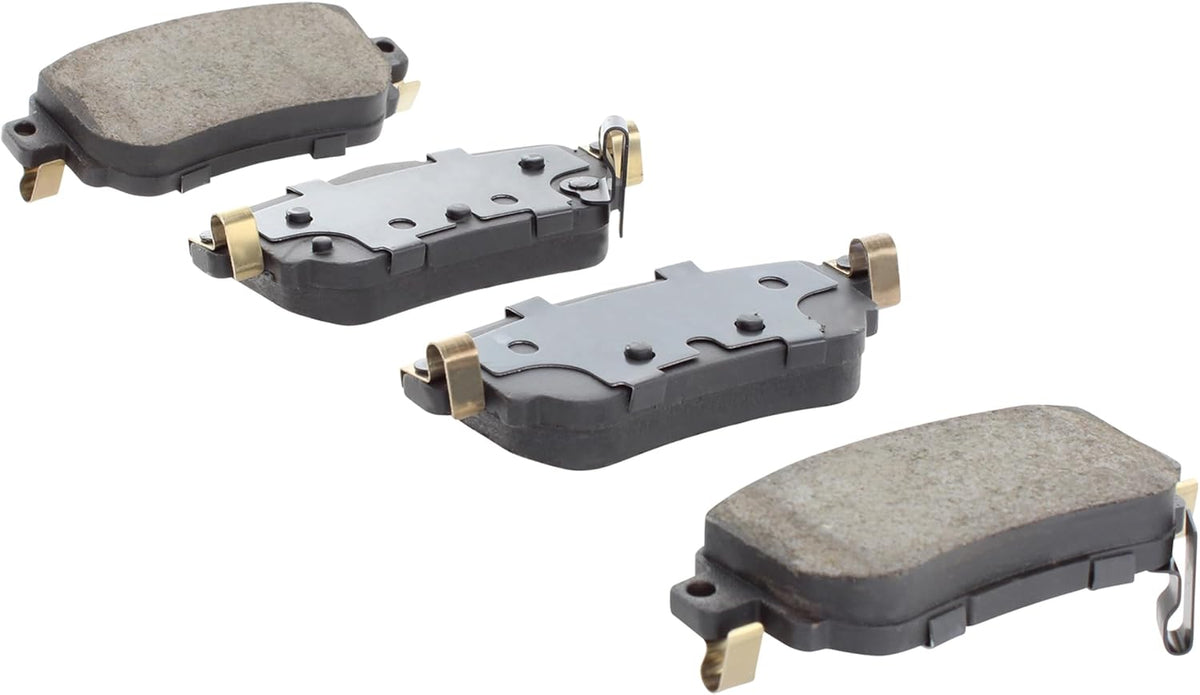 Premium Ceramic Rear Brake Pads (1001-1965C) Compatible with Nissan LEAF 2023-2018, Qashqai 2020-2019, Rogue 2019-2018, Rogue Sport 2022-2019, X-Trail 2020-2019