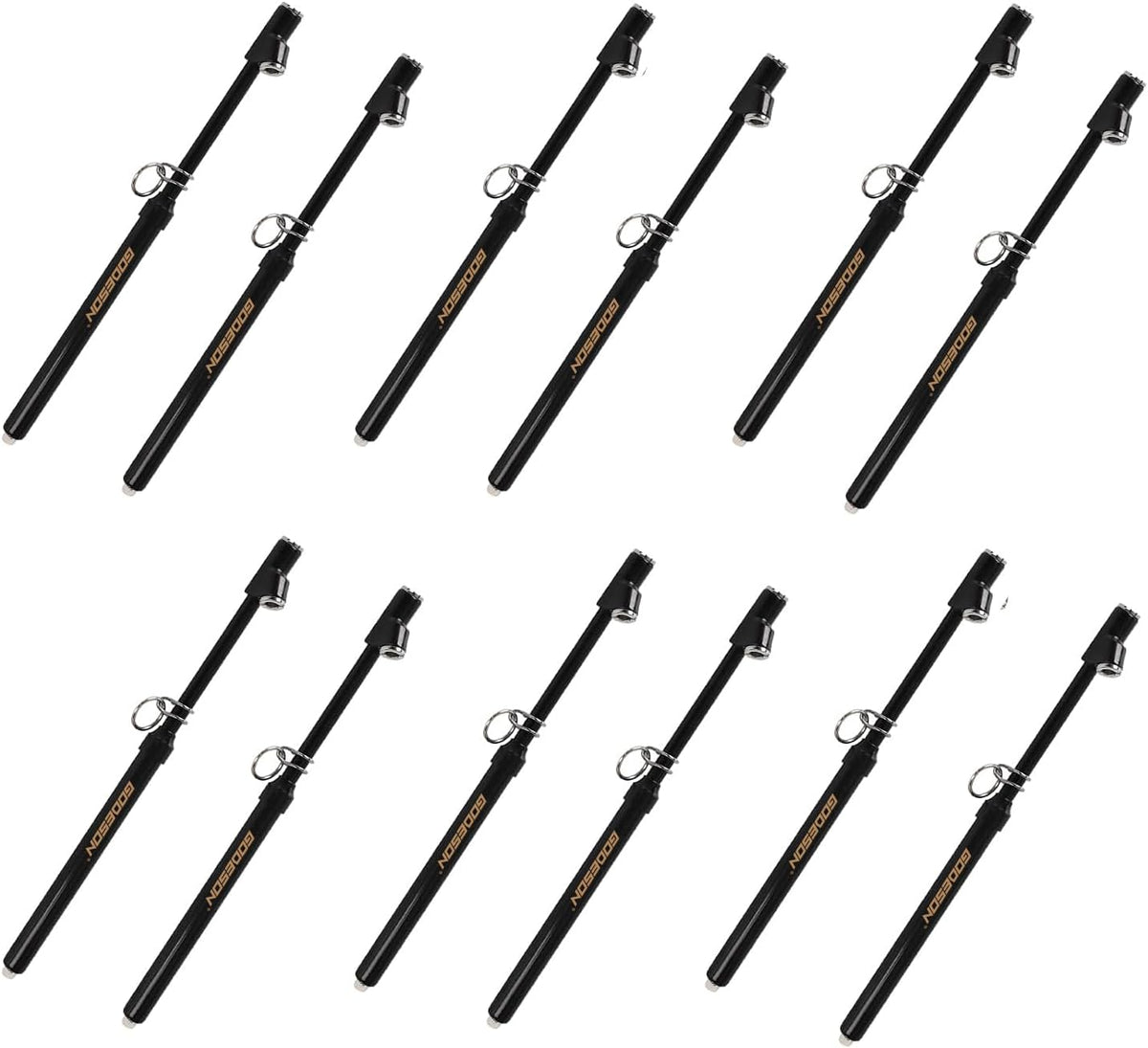 GODESON Dual Head Tire Pressure Gauge, Heavy Duty Pencil Tire Gauge Range 10-150PSI,Dual Head Truck Pen Air Pressure Gauge (Pack of 12)…