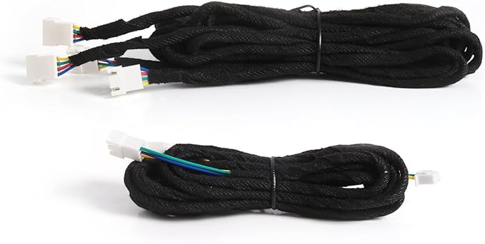 2PCS Dreamcolor Acrylic Interior Car LED Strip Light Extension Wire, which fit for Dreamcolor Main Controller Connects and sub-Controller kit (not Including), Not fit dreamcolor 1 Lights