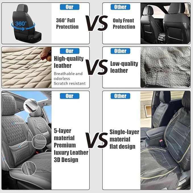 Front Seat Car Seat Covers Custom Fit for Chevrolet/Chevy Malibu 2000-2026 - Premium Faux Leather with Lumbar Support | Breathable, Waterproof, Anti-Slip, Durable (Pink,Front Seat)