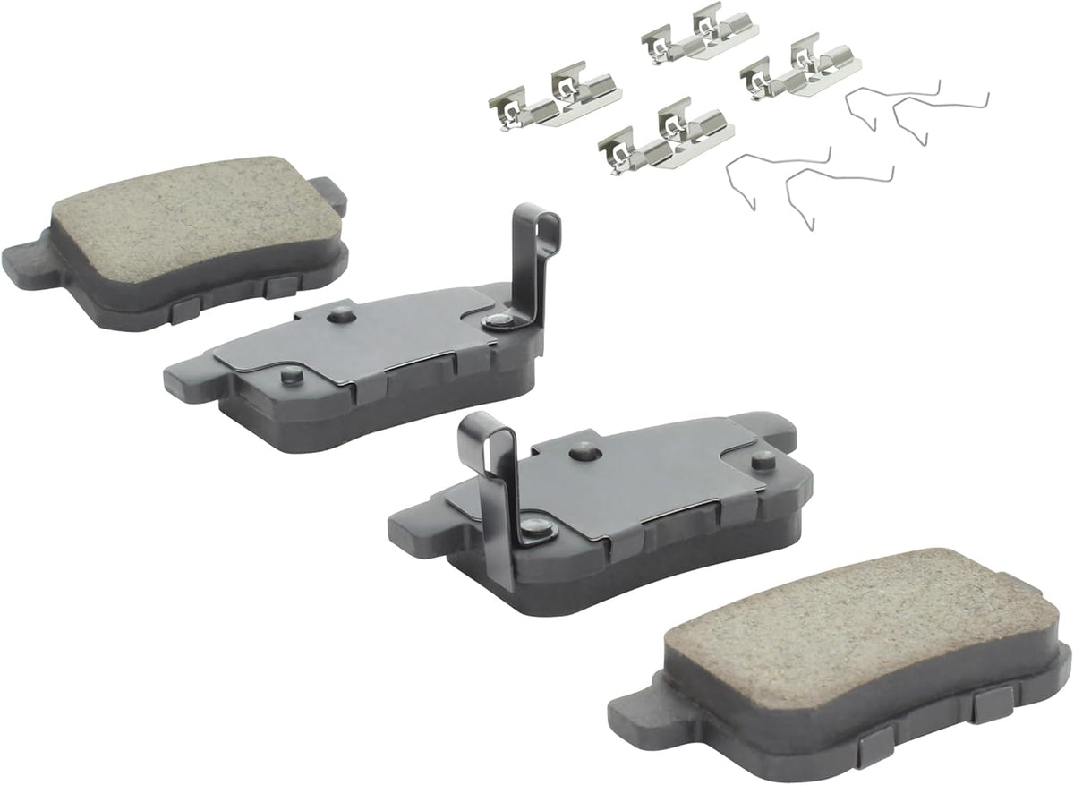 Premium Ceramic Rear Brake Pads (1001-1336C) Compatible with Acura TSX 2009-2010, Honda Accord 2008-2012