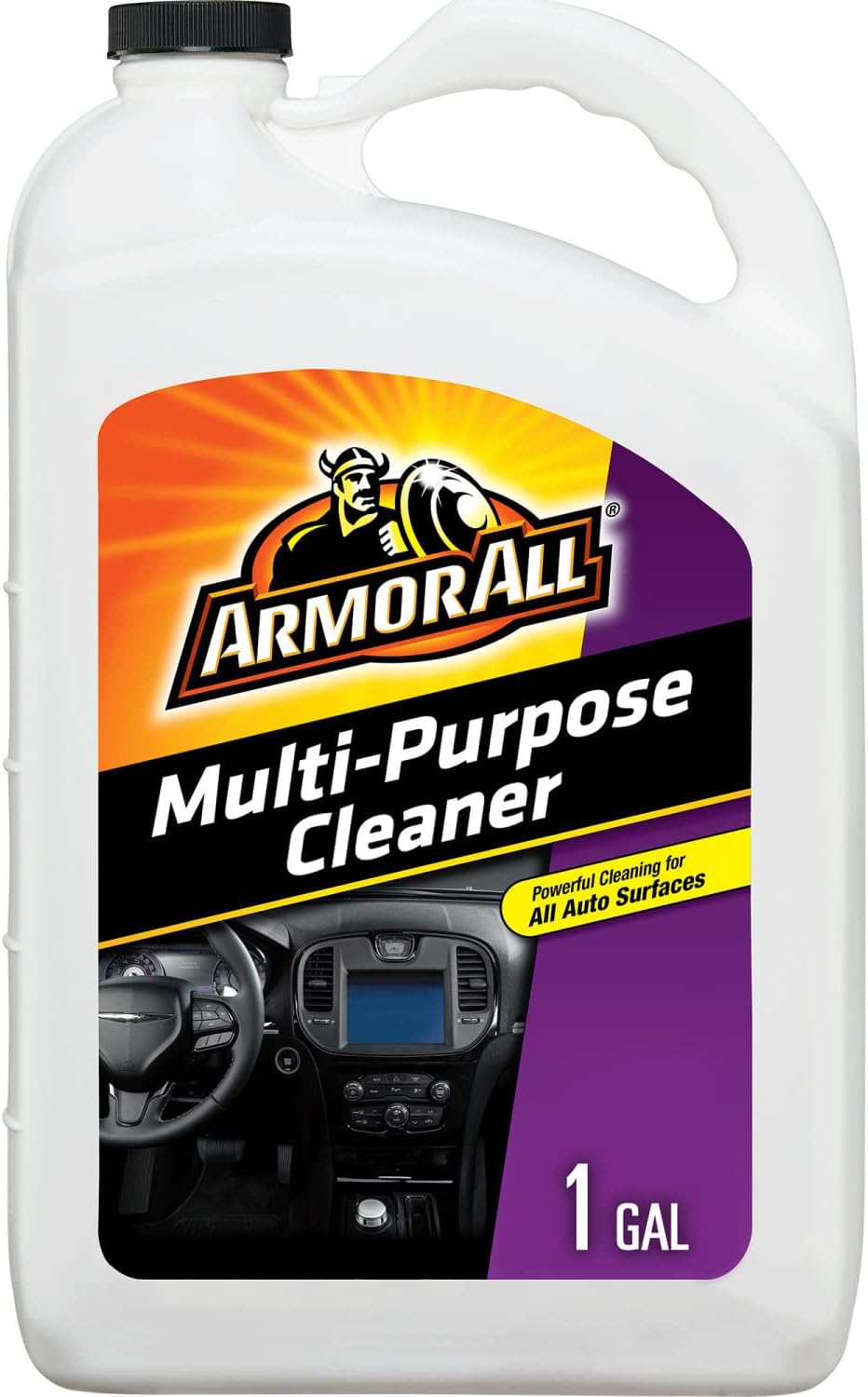 Armor All Multi Purpose Cleaner, All Purpose Car Cleaner for All Auto Surfaces, 1 Gallon