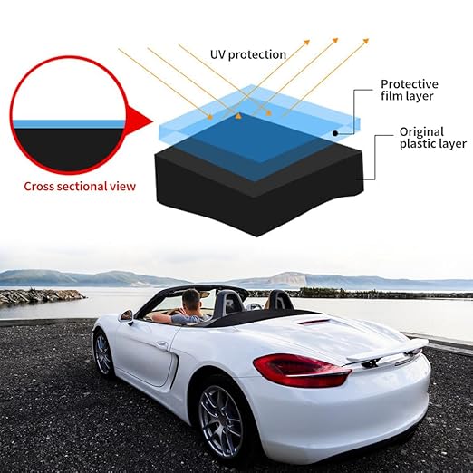 Plastics Parts Crystal Coating, 2025 Upgraded Leather Plastic Polishing Renovation Coating Agent, Car Trim Restorer with Sponge, Crystal Coating for Cars Interior or Exterior (5)