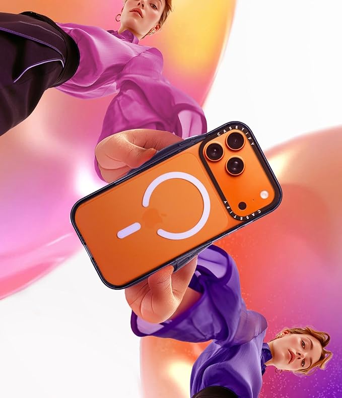 CASETiFY Impact iPhone 17 Pro Max Case [Slim/Compatible with Magsafe / 8.2 ft. 4X Military Grade Drop Protection] - Beachy Vacay - Clear Black