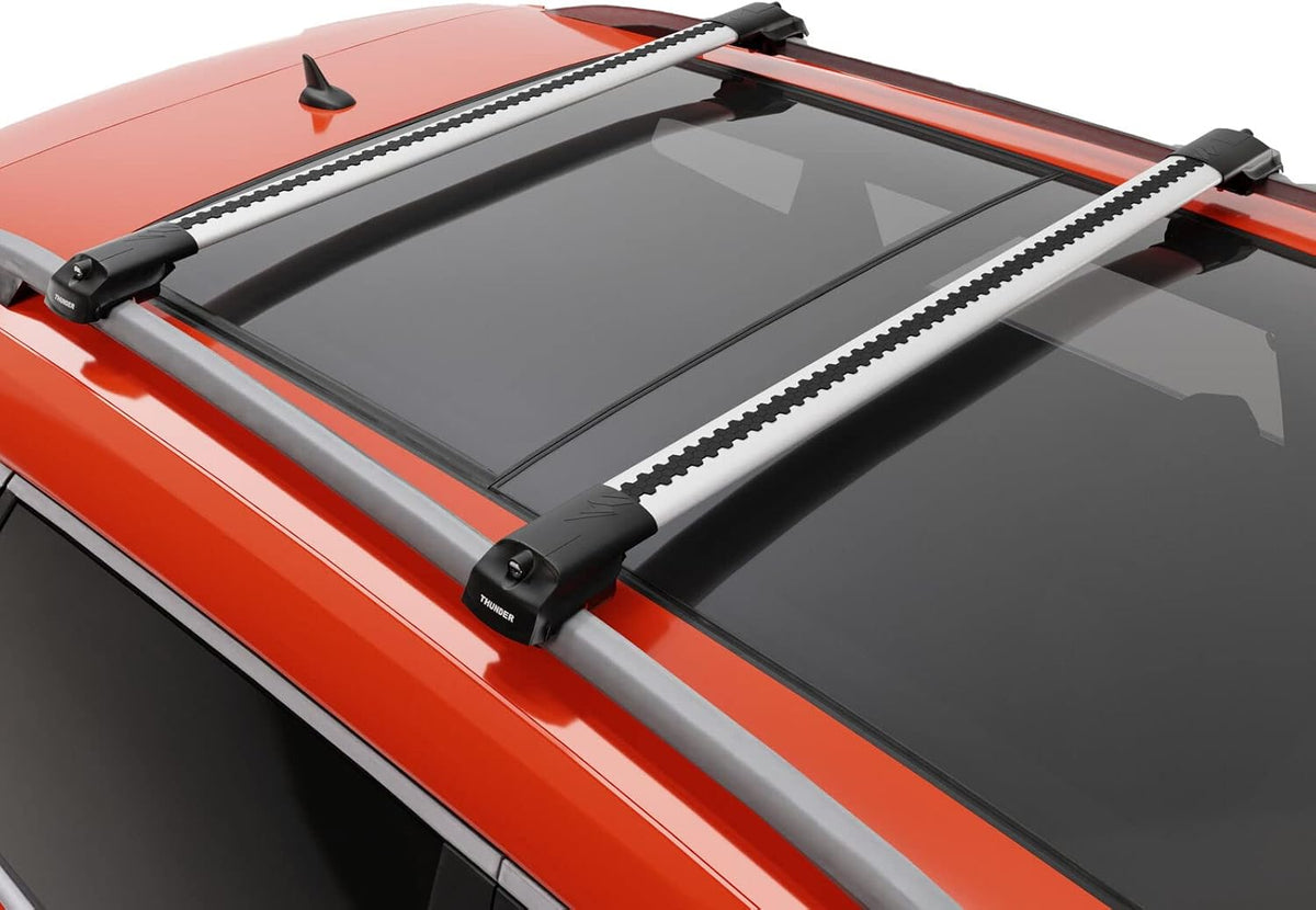 for Subaru XV Crosstrek 2013 2026 Roof Rack Cross Bars | Lockable Aluminum Luggage Carrier | Anti-Theft Design with Key | Fits with Raised Side Rails | Base Premium Sport Limited Wilderness (Gray)