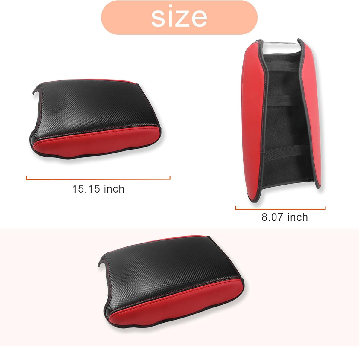 CDEFG for Nissan Pathfinder 2022-2025 Center Console Cover Armrest Box Cover for Pathfinder (S, SV, SL, Rock Creek, Platinum) 2022 2023 2024 2025 Accessories Console Arm Rest Protector