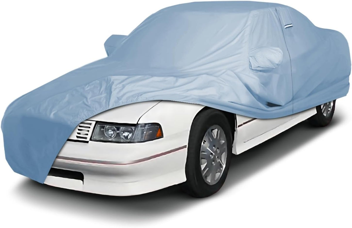 iCarCover Premium Car Cover for 1990-1994 Chevy Lumina Coupe Heavy Duty Waterproof All-Weather Automobiles Custom Fit Indoor Outdoor UV Snow Protection Covers with Straps and Bag