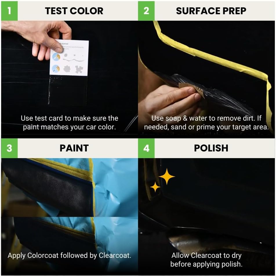 TouchUpDirect 221 Galactic Aqua Metallic Compatible with Toyota Exact Match Touch Up Paint Aerosol - Preferred Kit