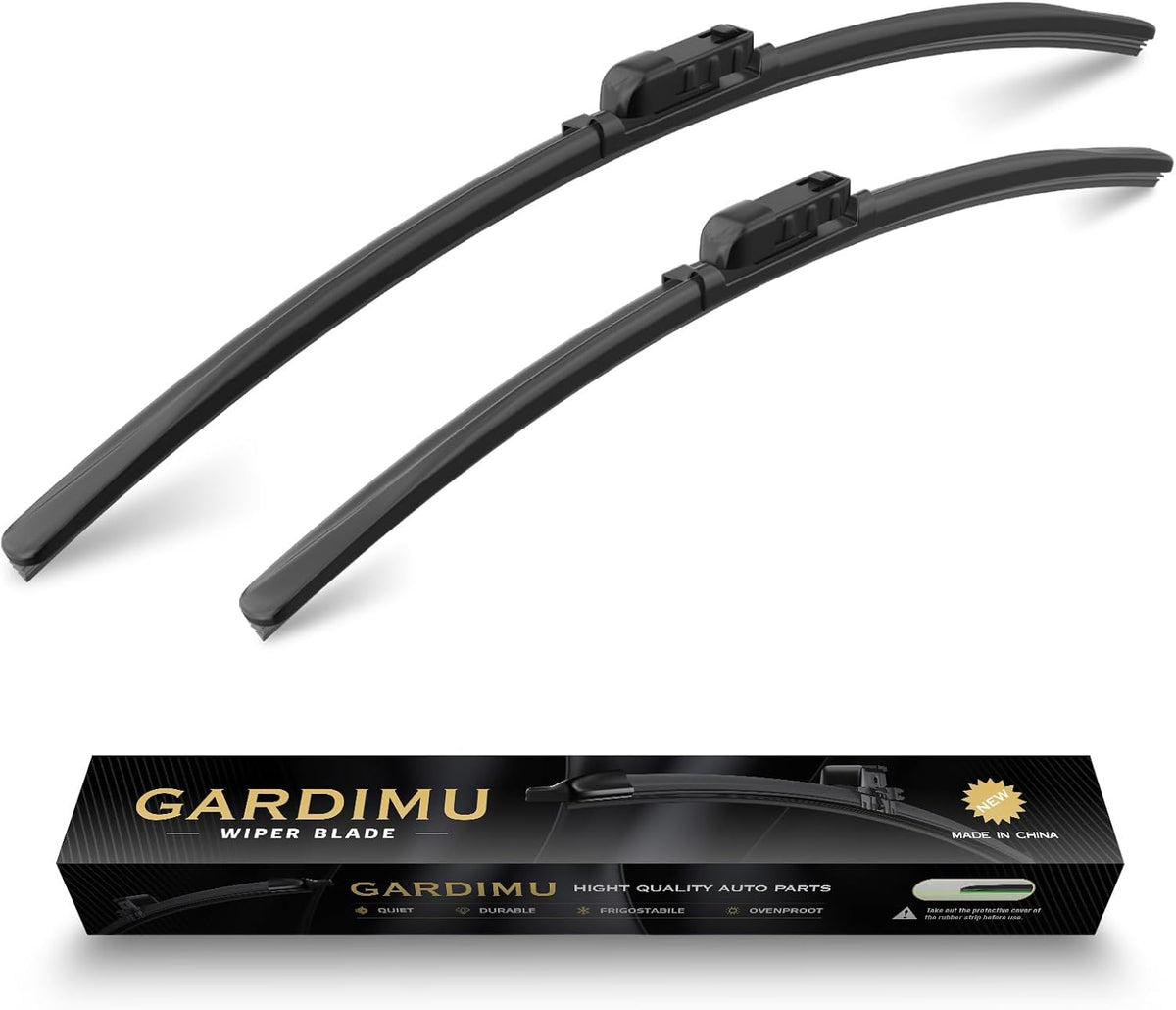 Front Windshield Wipers, 2-Piece Set for BMW 5 Series 530i 530e 540i M550i 2017 2018 2019 2020 2021 2022 2023 - Automotive Replacement Front Wiper Blades for Car Window
