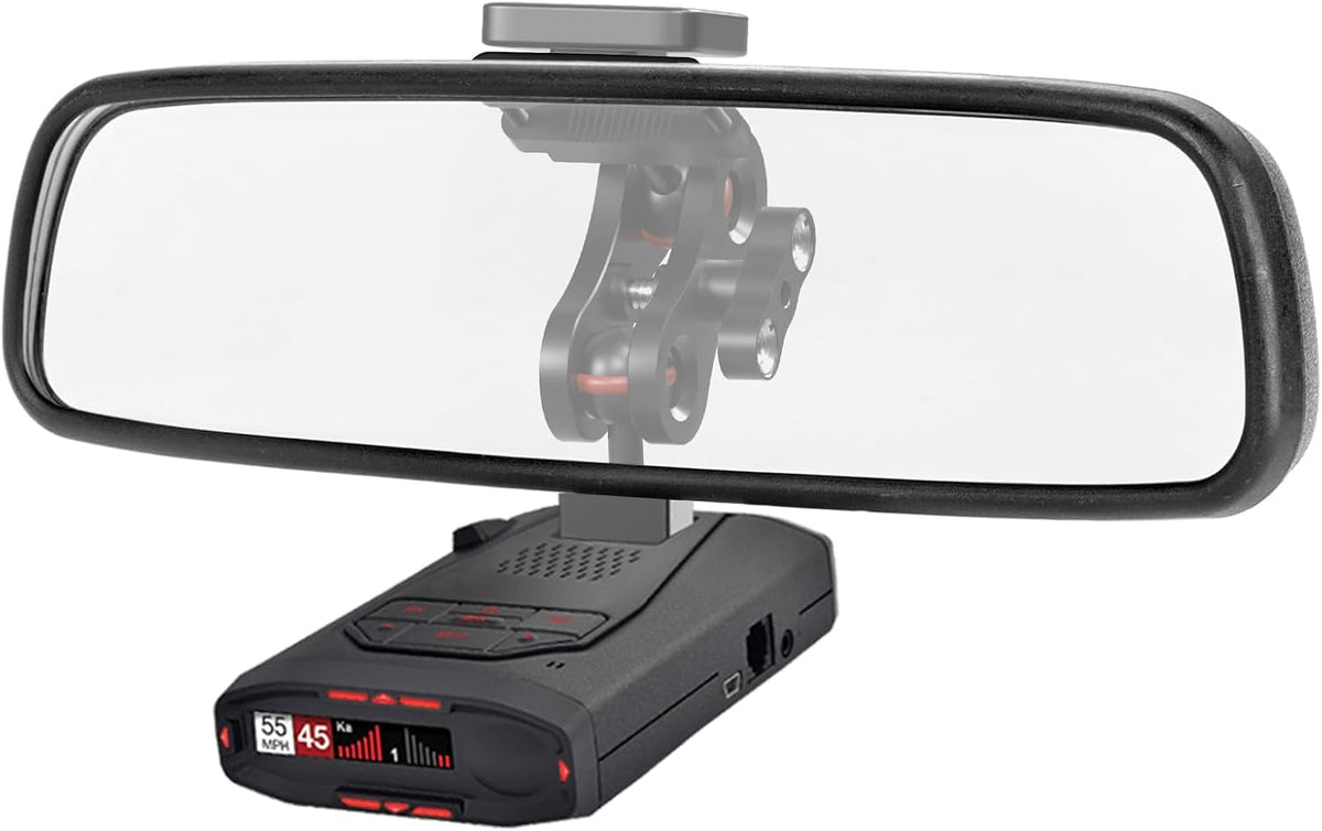 Radar Mount Mirror Mount Bracket，Aluminum Radar Detector Mount (for Escort IX IXc Max360C MKII Max3 Max4 Radar)