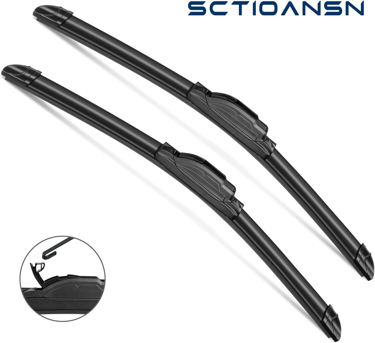3Pcs Windshield Wiper Blades for Jeep Liberty 2008 2009 2010 2011 2012, Original Equipment Automotive Replacement Windshield Wiper Blades for My Car- 19"/19"/14T" (Pack of 3) J- HOOK