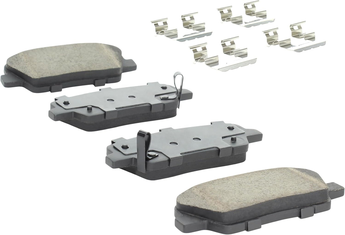 Premium Ceramic Rear Brake Pads (1001-1284BC) Compatible with Hyundai Santa Fe 2010-2016, Hyundai Santa Fe Sport 2013-2016, Hyundai Santa Fe XL 2013-2016, Kia Sorento 2011-2014