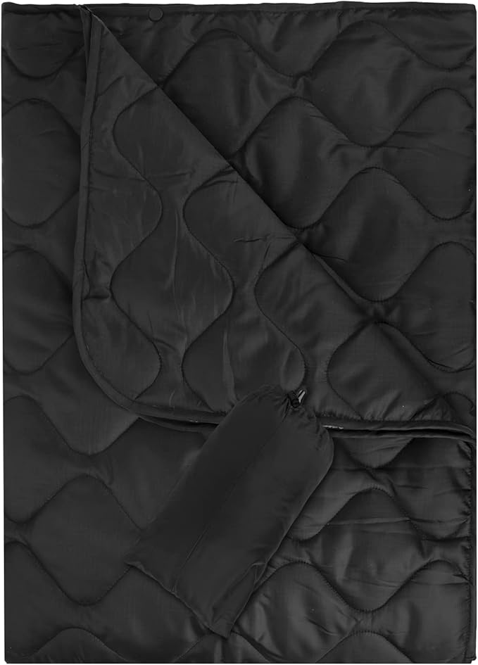 Poncho Liner Military Insulation Outdoor Camping Blanket for Travel, Beach, Grass, Picnic, Car Emergency, Outdoor, Survival