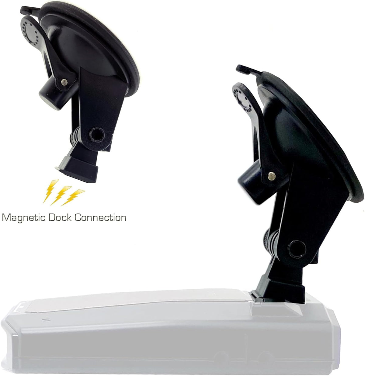 Enhanced Windshield Suction Mount Compatible with ES-cort Max360c, MKII, Max 3 4, IX IXc, Redline EX DualPro GT 360 Scout Radar Detector w/EZ Magnet Connection