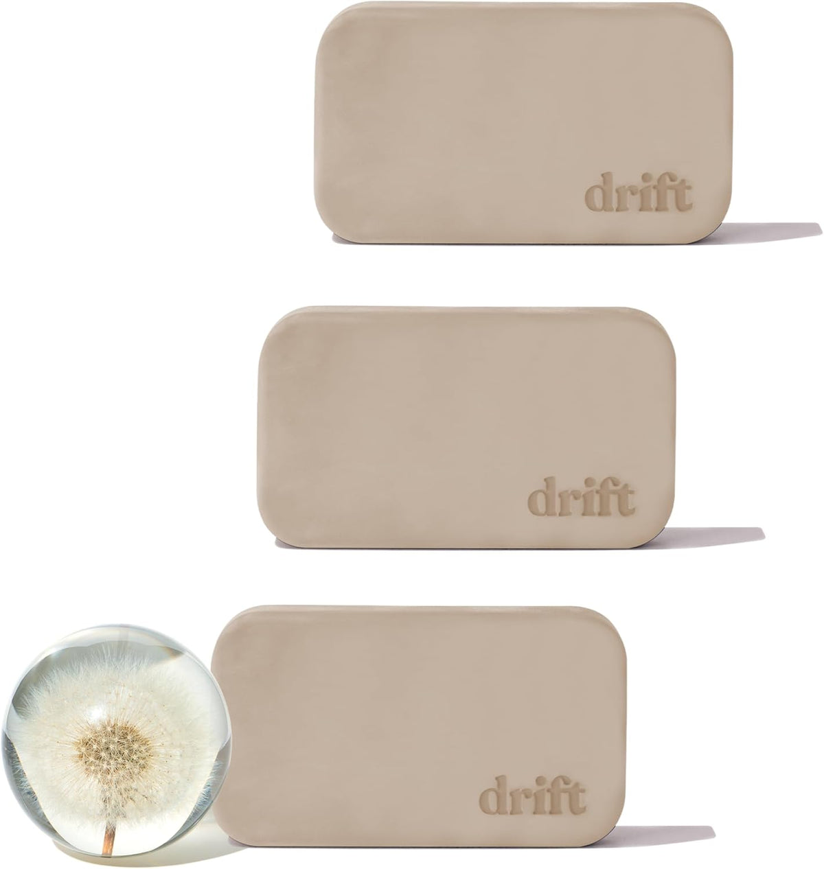 Drift Car Air Freshener - Stone Air Freshener - Car Odor Eliminator - Open Air Scent Refill - Pack of 3 - NO CLIP INCLUDED
