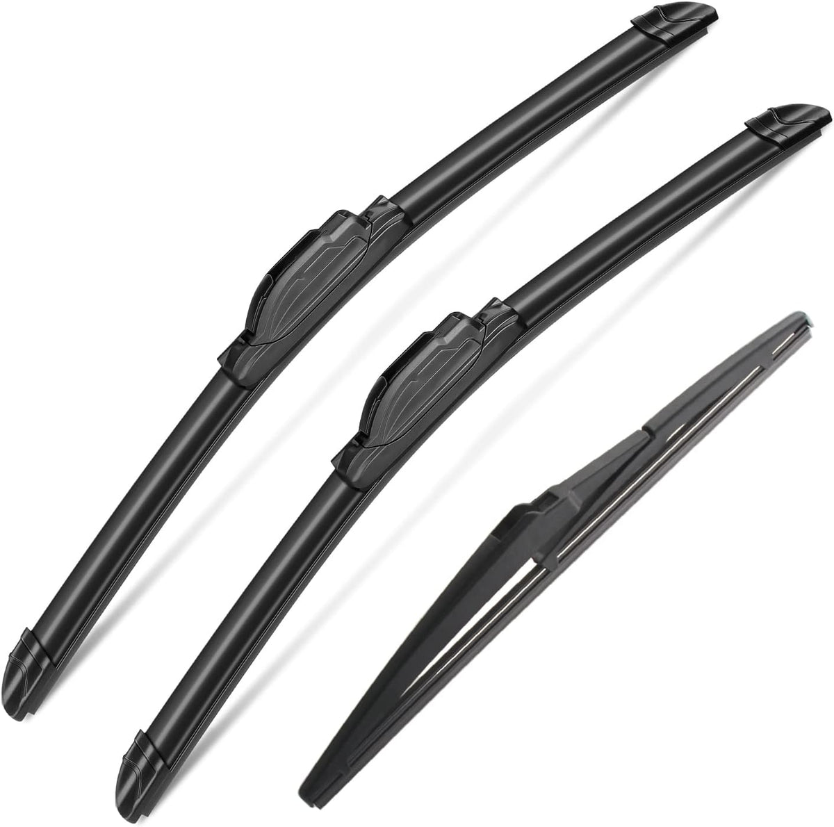 3Pcs Windshield Wiper Blades for Hyundai Tucson 2016-2020 2021,2007-2012 Mazda CX-7, Original Equipment Replacement Windshield Wiper Blades for My Car- 26"/16"/14A" (Pack of 3) J- HOOK