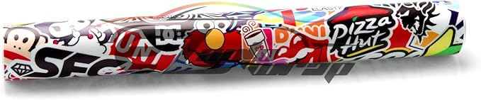 Free Tool Kit EZAUTOWRAP ES Bomber Hellaflush Anime Cartoon Car Vinyl Wrap Sticker Decal Air Release - 60"X300" (5FT X 25FT)