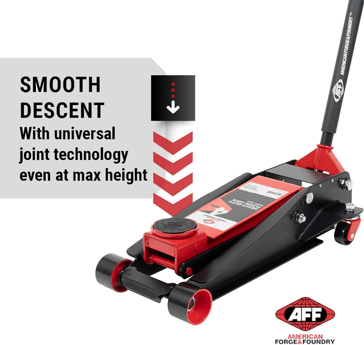 AFF 4 Ton Car Jack - Hydraulic Floor Jack with Lightning Lift - Heavy Duty