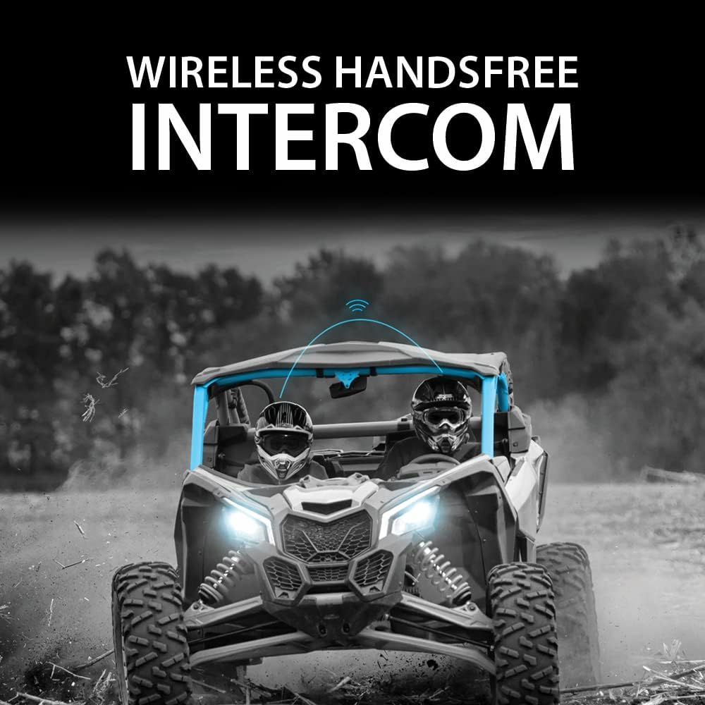 Cardo PACKTALK Edge Off-Road Vehicles, Communication for Every Terrain,Black