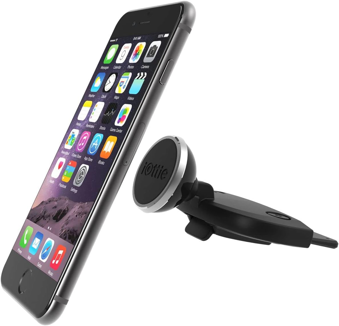 Car Mount, iOttie iTap Magnetic CD Slot Holder for iPhone 6s Plus 6s 6 SE,Galaxy S7 S7 Edge S6 S6 Edge,Galaxy Note 5