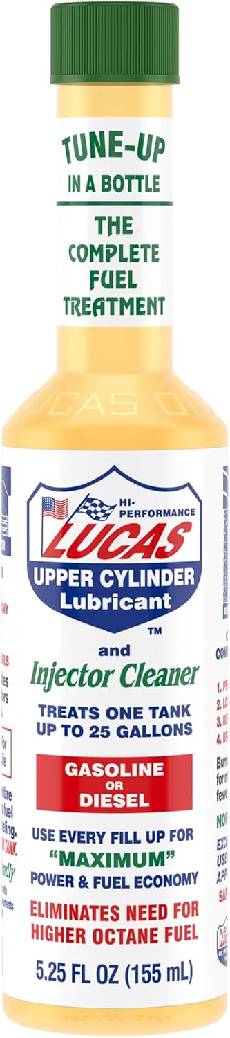 Lucas Oil 10020 Fuel Treatment - 5.25 Ounce (Pack of 6)