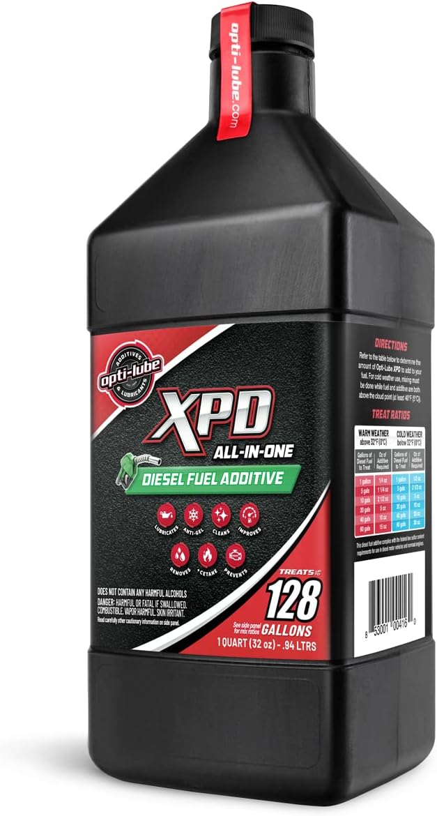 Opti-Lube XPD All-Season Diesel Fuel Additive - Quarts (2 Quarts (Treats 256 Gallons))