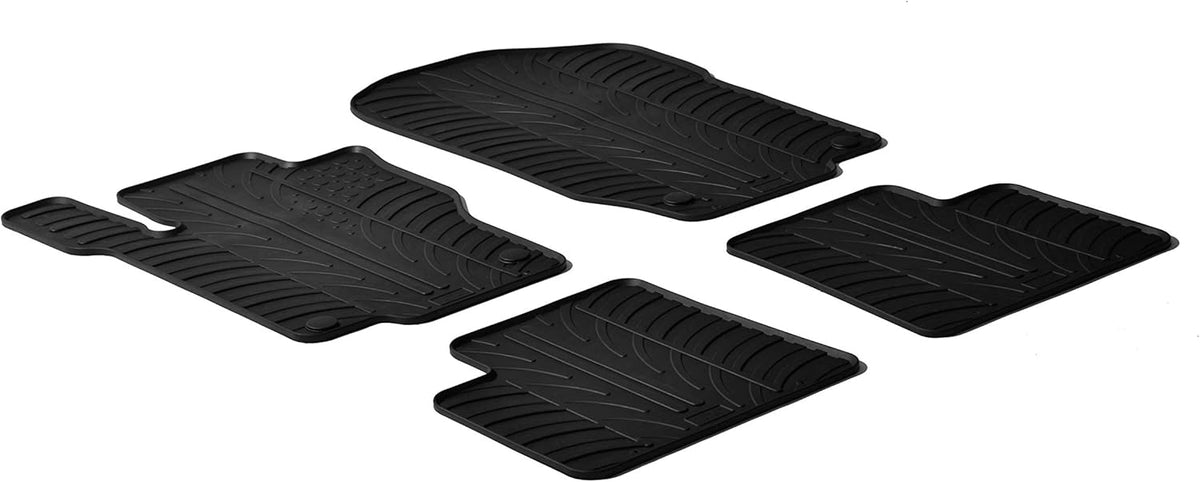 Gledring USA Custom Fit All-Weather Rubber Floor Mats Intended for Mercedes Benz ML Class/ML 63 AMG (W164) 2006-2011, No Trimming Required, Tailored Custom Fit, Protects from Rain, Mud, and Snow