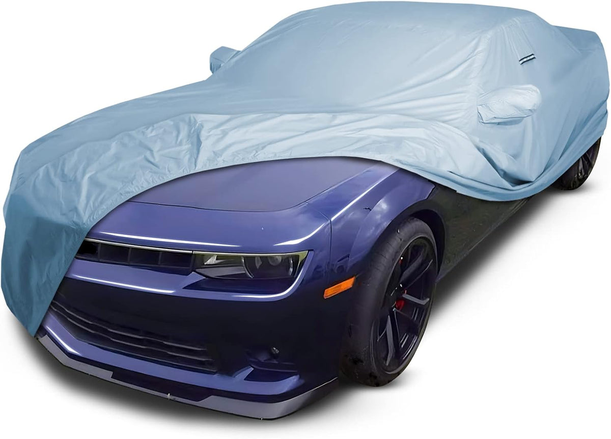 iCarCover Premium Car Cover for 1993-2002 Chevy Camaro STD, Z28, SS Heavy Duty Waterproof All Weather Automobiles Custom Fit Indoor Outdoor UV Snow Protection Covers with Straps and Bag