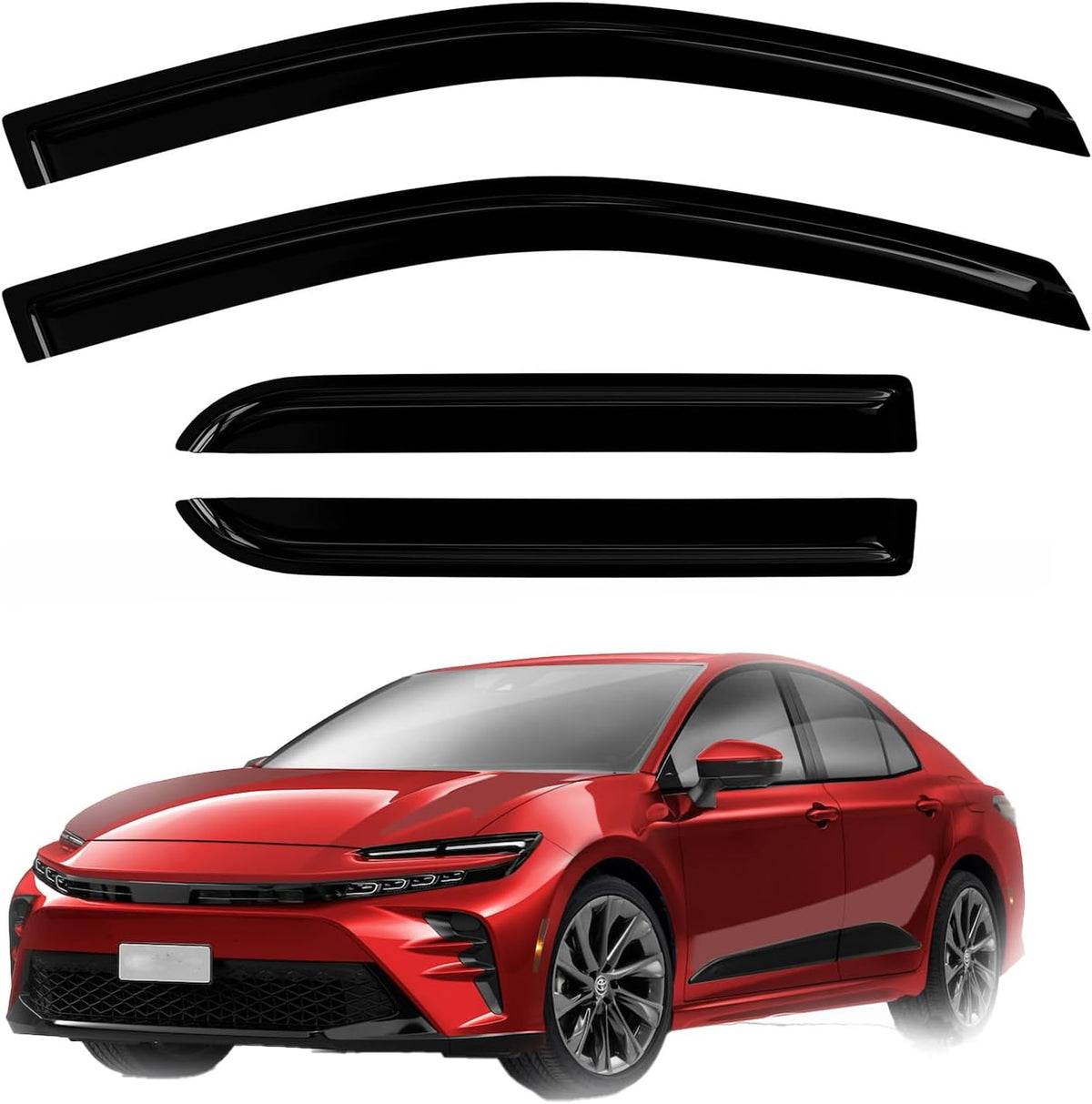 Window Rain Guards Compatible with 2018-2024 Toyota Camry