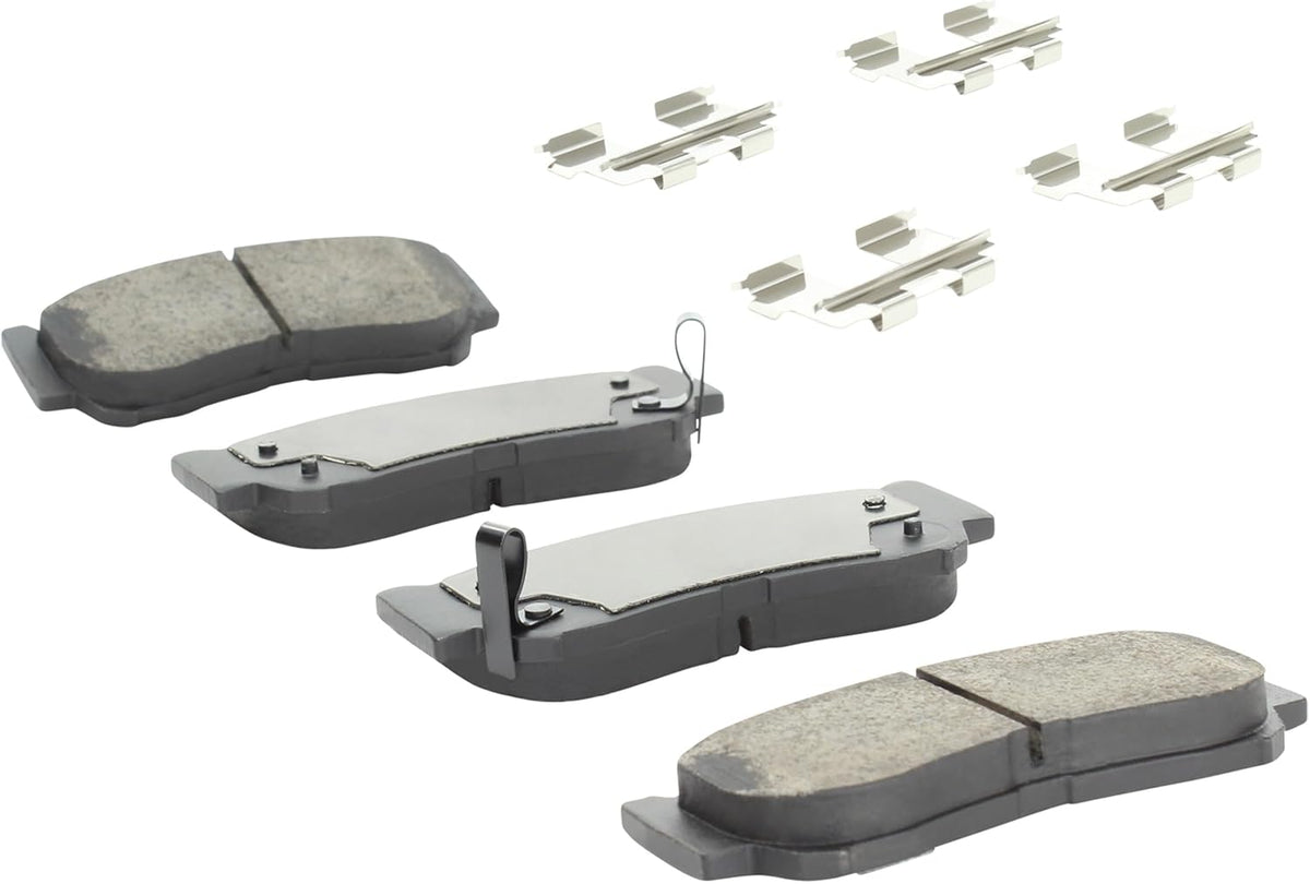 Premium Ceramic Rear Brake Pads (1001-1297C) Compatible with Hyundai Santa Fe 2007-2009