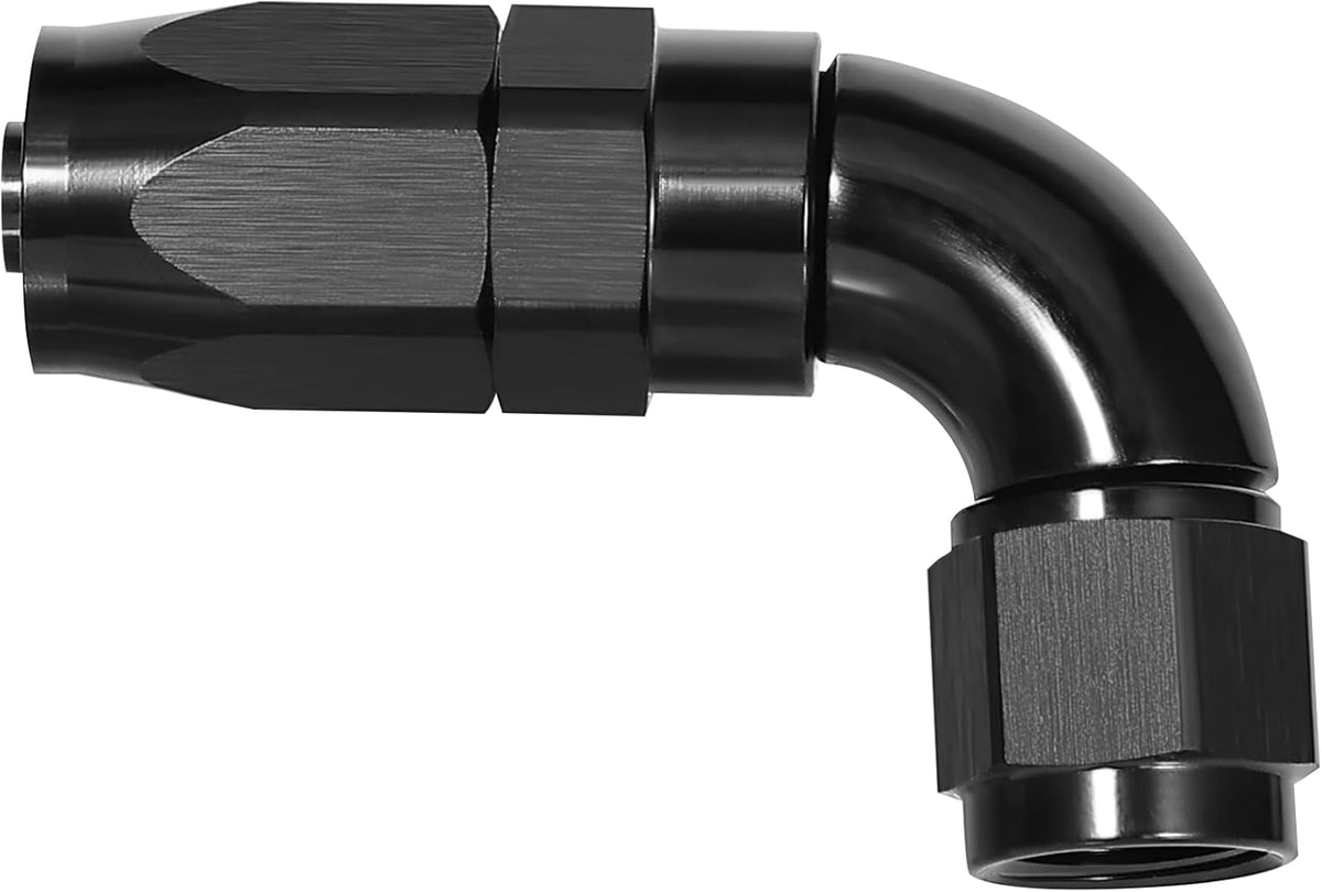 EVIL ENERGY 8AN 90 Degree One Piece Full Flow Hose End Fitting Swivel For CPE Braided Hose