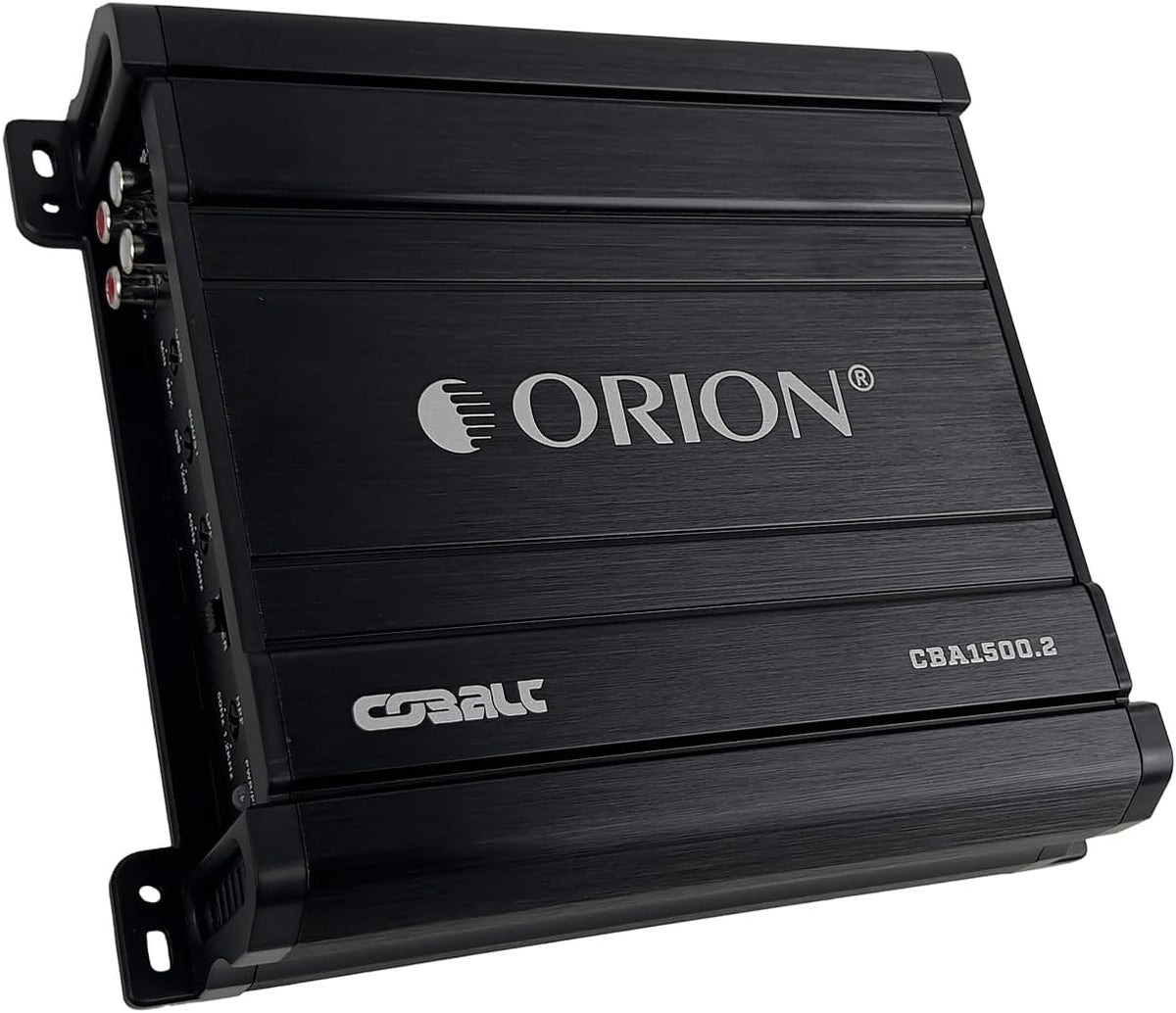 Orion Cobalt Series CBA1500.2 High Efficiency 2-Channel Class A/B Amplifier for Car Audio Stereo - 1500W High Output, 2/4 Ohm Stable, Adjustable Low/High Pass, Bass Boost, MOSFET Power Supply