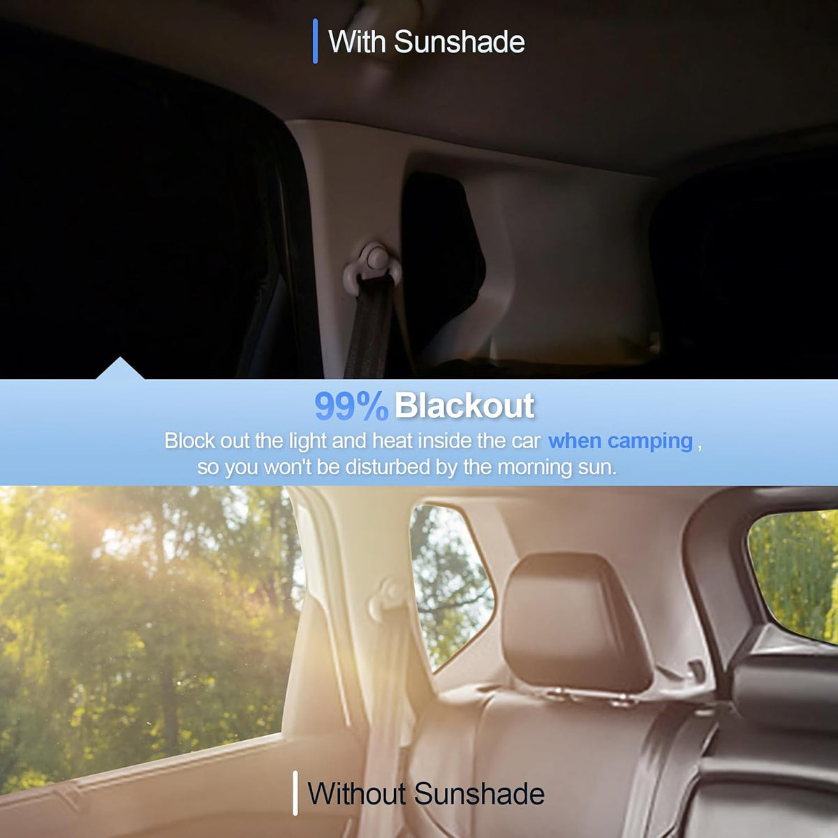8pcs Car Window Shades for Toyota Sienna 2021-2025 Accessories,Windshield Side Rear Full Sunshade,Sun Visor UV Blocking, Privacy Protection and Blackout for Camping Outdoor