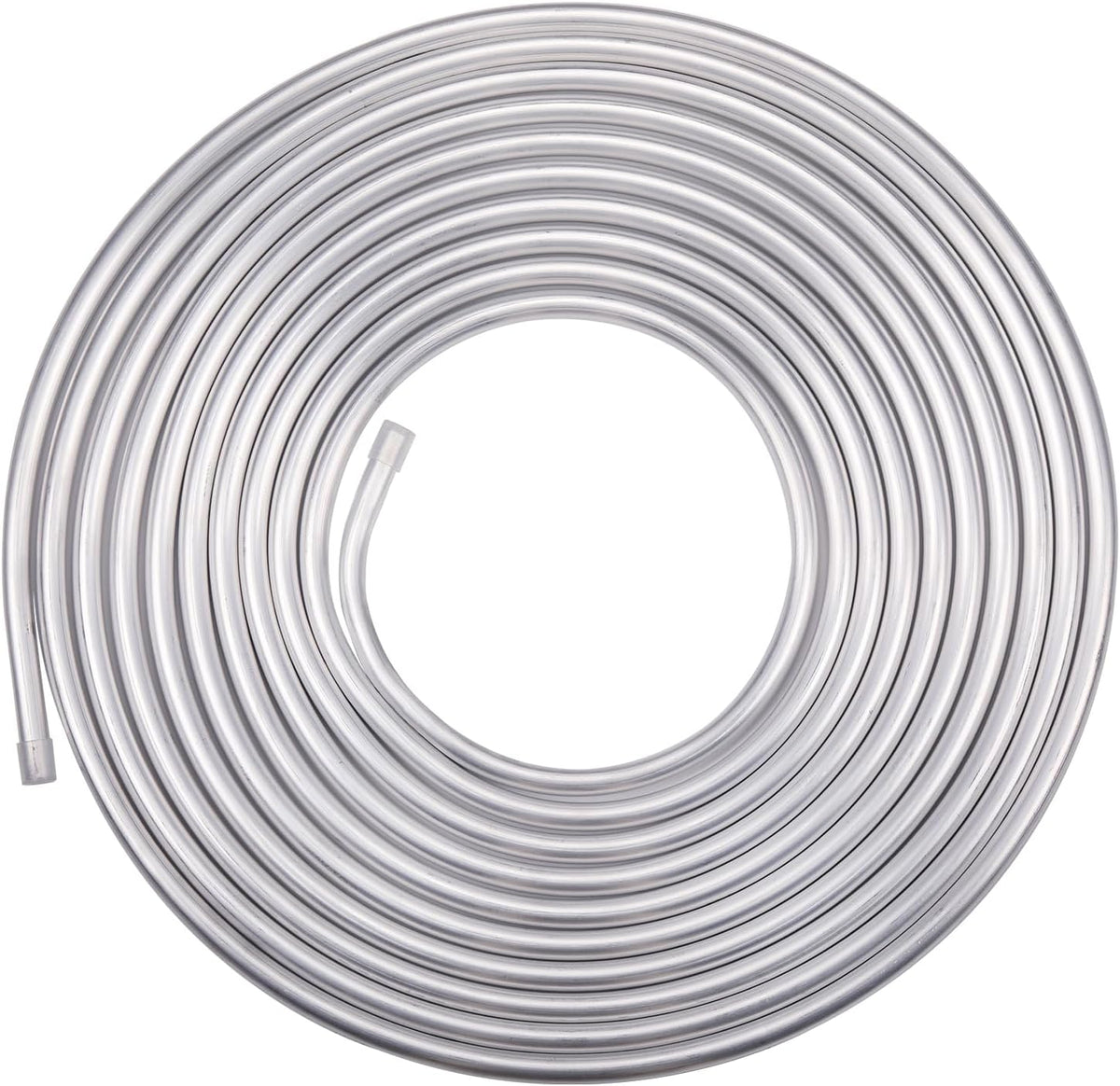 5/8" OD Aluminum Hard Fuel Line Hardline Tube Tubing Coil 16 Feet Roll