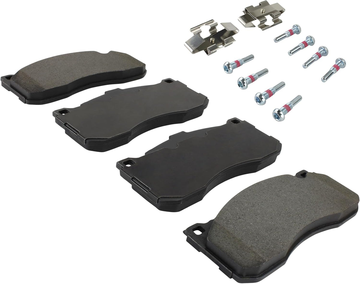 Premium Semi-Metallic Front Brake Pads (1001-1371M) Replacement for BMW 130i 2010-2006, 135i 2013-2008, 135is 2013, 328i 2013