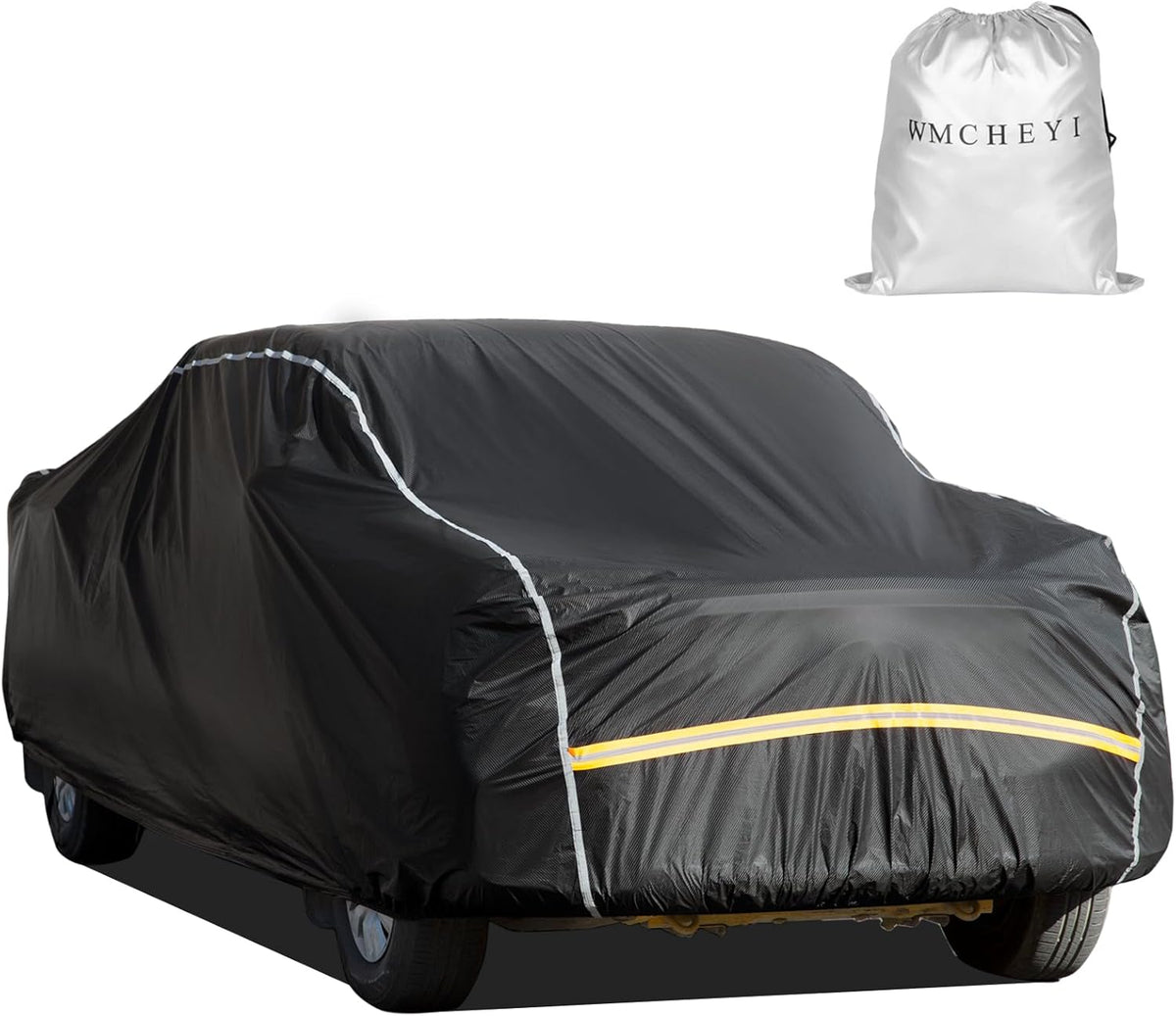 Pickup Truck Cover Waterproof All Weather, Outdoor Sun UV Rain Pickup Protection,6 Layer Heavy Duty Truck Cover, Length Up to 246 Inch(246"*79"*78")