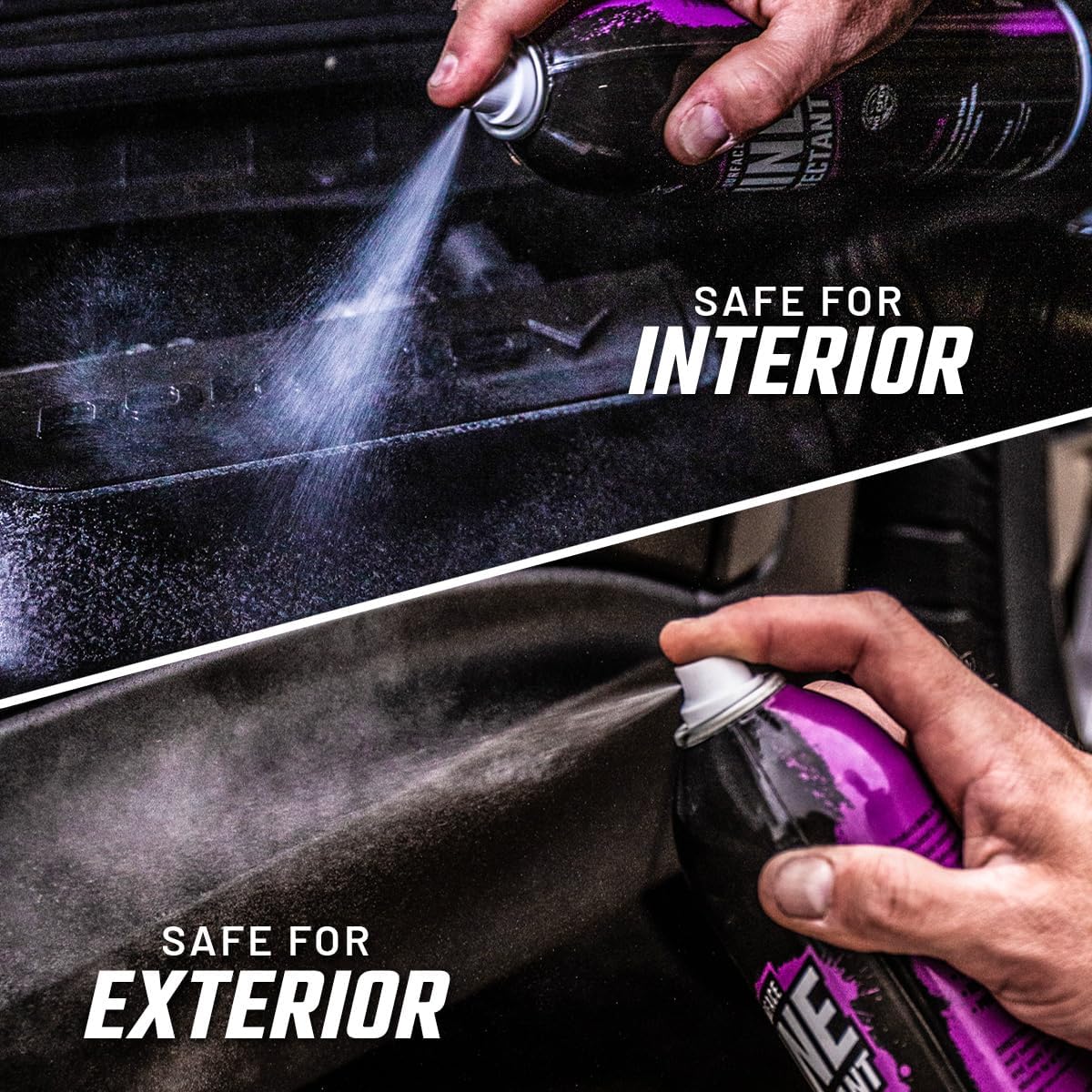 Slick Products Shine & Protectant, Long-Lasting High-Gloss Clear Coat Spray, Renew, Shine, and Protect Plastic, Vinyl, Rubber, Trim, and More (12-Pack)