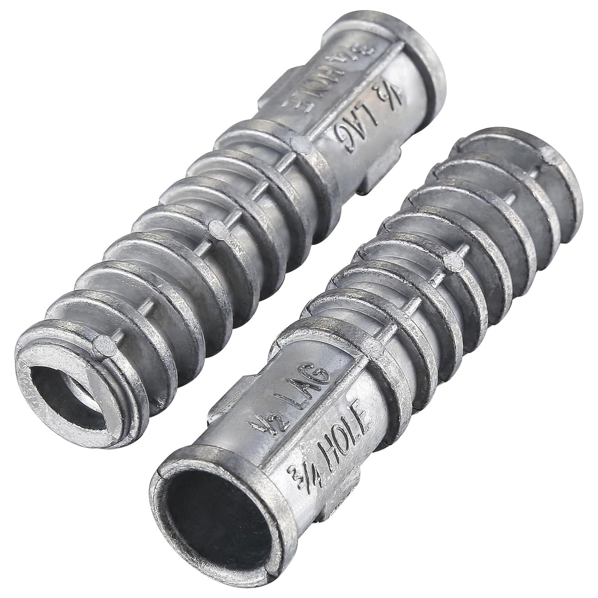 Wensilon(30pcs) 1/2 * 1-3/4 Lag Shield Anchor Long Zinc Alloy Bolts Concrete Anchors, Zinc Alloy Masonry Anchors Hole