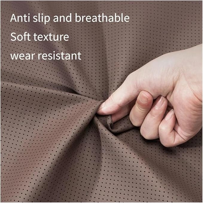1/2PCS PU Leather Car Neck Pillow & Lumbar Support Cushion, Breathable Universal Seat Headrest Waist Pad, Soft Support Cushion for Daily Driving and Travel(A Style headrest)