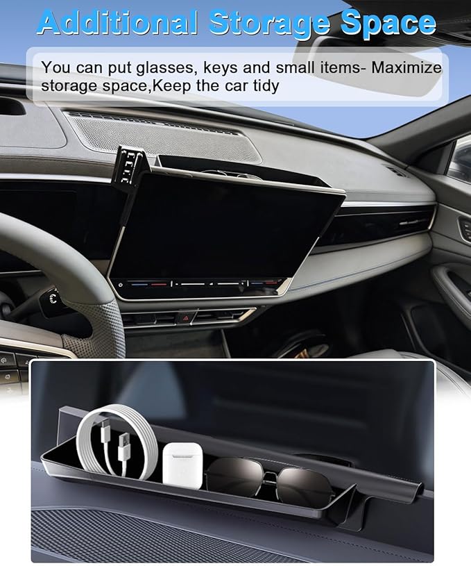 PZK Car Phone Mount for 2019-2025 2026 Toyota Corolla/Corolla Hatchback /2022-2025 2026 Corolla Cross Accessories 8-inch Screen Auto Lock Car Phone Holder 360° Rotation Not Affect Vent Phone Cradles