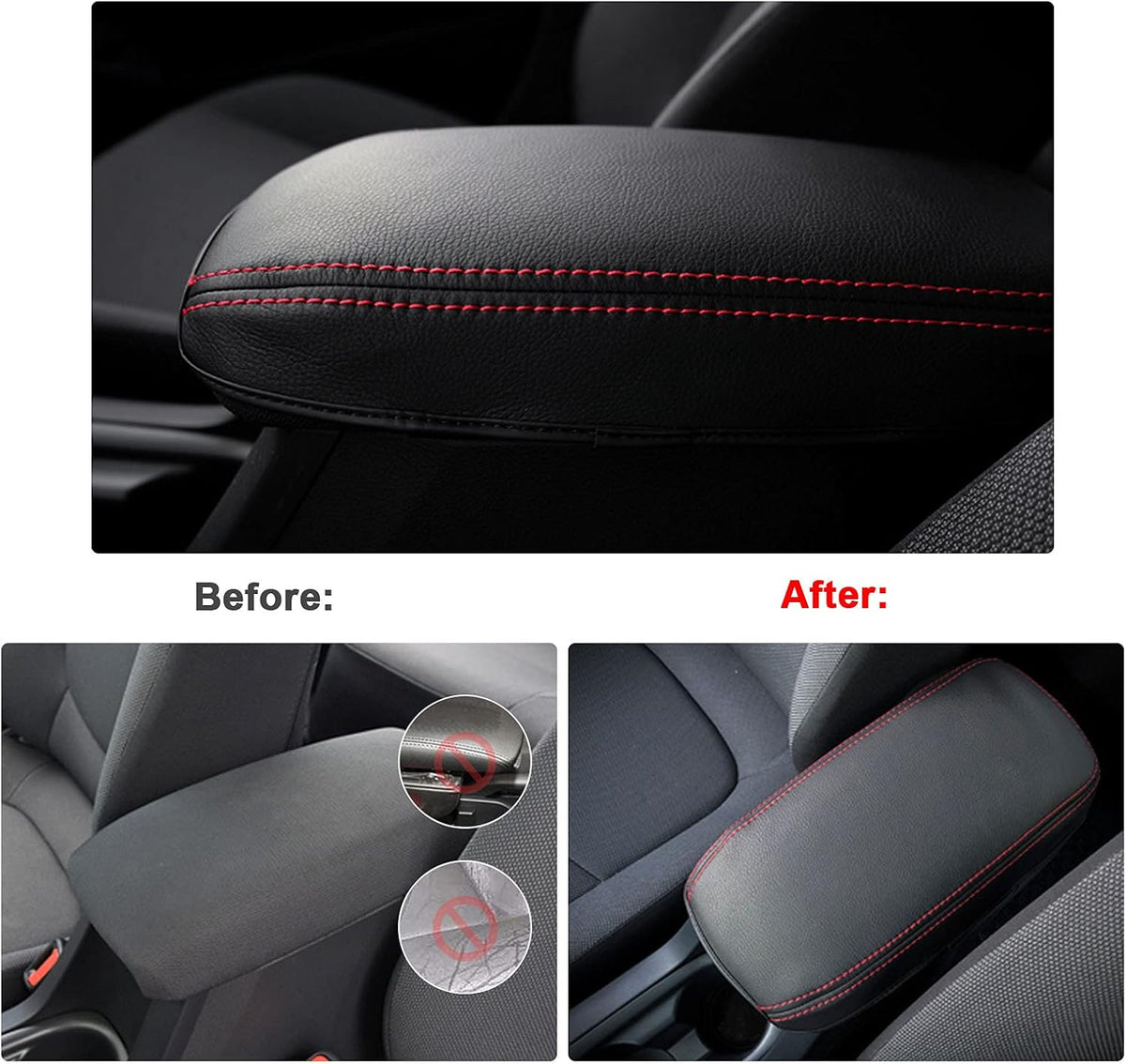 SXCY for 2023 2024 2025 Toyota Corolla Armrest Cover for 2022 2023 2024 2025 Toyota Corolla Accessories 2020-2022 2023 2024 2025 Corolla Console Cover 2023 2024 Corolla E210 SUV Sedan Petrol/Hybrid