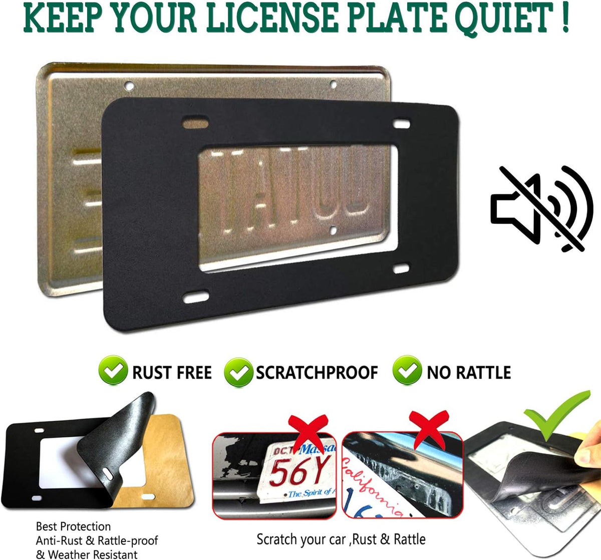 Police Thin Blue Line License Plate Frame-American Flag Patriotic Car Tag Holder, USA Black Aluminum Bracket with Screw, Cap Covers, Decal, Novelty Present for Law Enforcement, 1 Pack